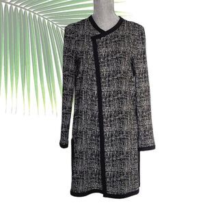 Rafaella Womens Long Sleeve Black Jacket Size Medium EUC